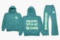Green RE Trendsetter Pullover Sweatsuit